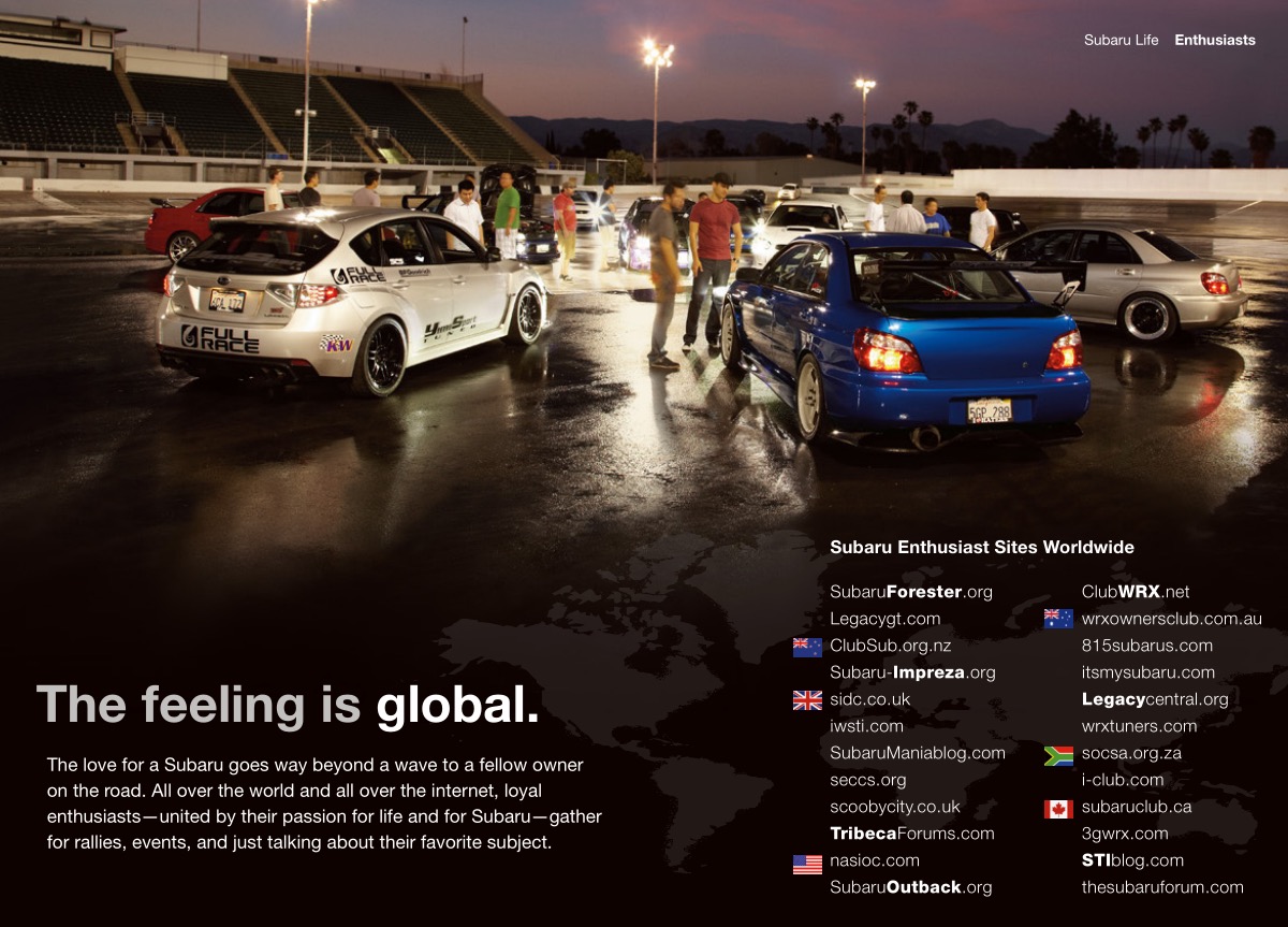2011 Subaru Brochure Page 2